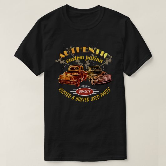 Fronten-u. Rückseiten-authentische T-Shirt (Design vorne)