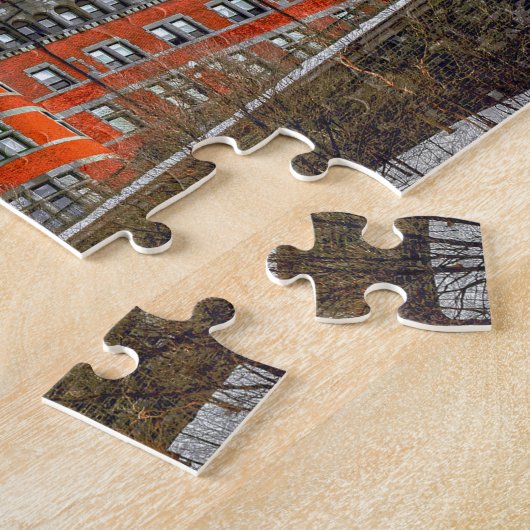 Frontenac Gebäude Québec. Puzzle (Seite)