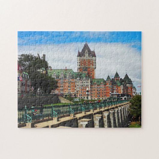 Frontenac Schloss Quebec. Puzzle (Horizontal)