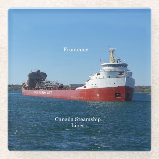 Frontenac-Untersetzer Glasuntersetzer (Vorderseite)