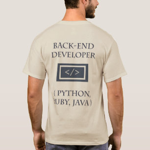 Frontend und Backend Developer T - Shirt
