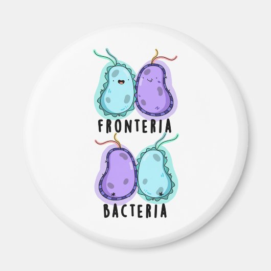 Fronteria Bacteria Funny Biology Pub Magnet (Vorne)