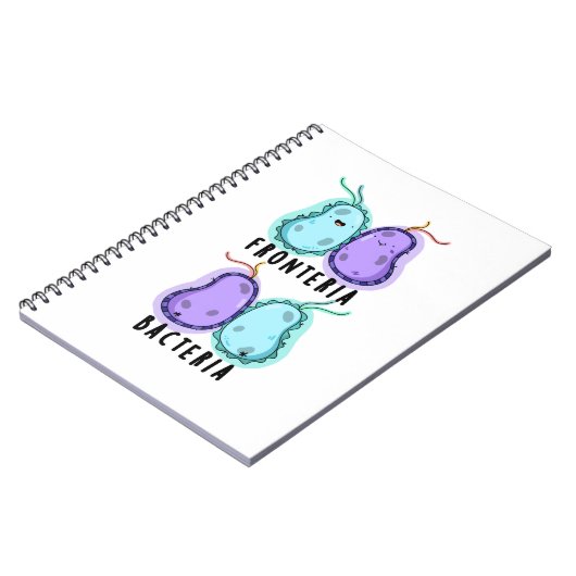 Fronteria Bacteria Funny Biology Pub Notizblock (Linke Seite)