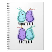 Fronteria Bacteria Funny Biology Pub Notizblock (Vorderseite)