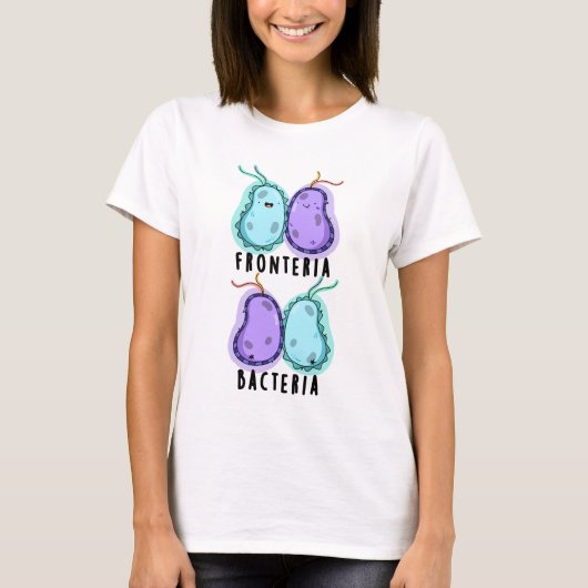 Fronteria Bacteria Funny Biology Pub T-Shirt (Vorderseite)