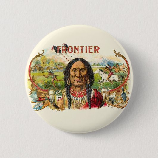 Frontier Cigar Advertising Button (Vorderseite)