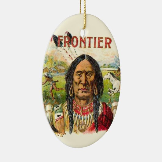 Frontier Cigar Advertising Keramikornament (Rechts)