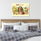 Frontier Cigar Advertising Leinwanddruck (Insitu (Schlafzimmer))