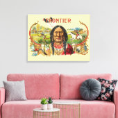Frontier Cigar Advertising Leinwanddruck (Insitu (Wohnzimmer))