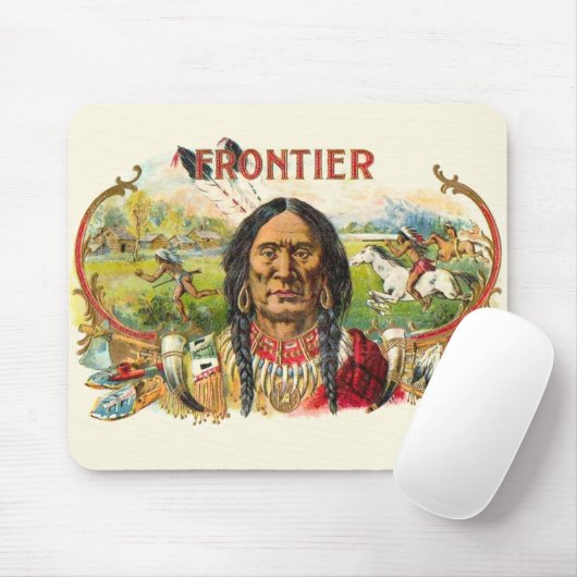 Frontier Cigar Advertising Mousepad (Mit Mouse)