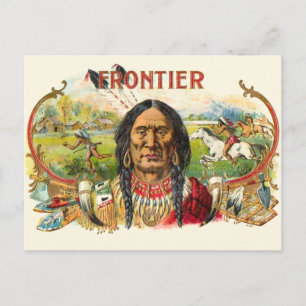 Frontier Cigar Advertising Postkarte