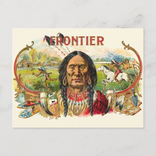 Frontier Cigar Advertising Postkarte (Vorderseite)