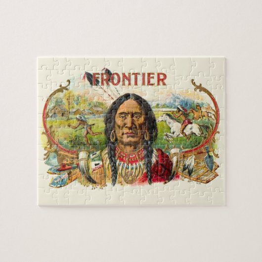 Frontier Cigar Advertising Puzzle (Horizontal)