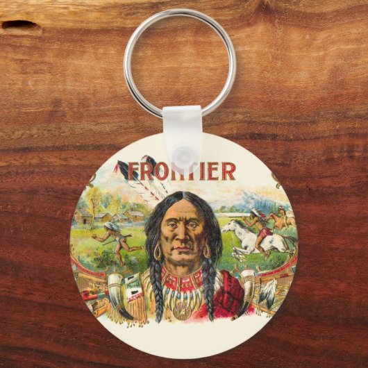Frontier Cigar Advertising Schlüsselanhänger (Vorderseite)