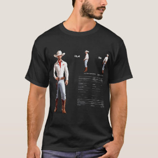 Frontier Flair Design - Moderne Cowboy-Ästhetik T-Shirt