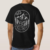 Frontier Pulse — Rise Beyond the Peaks T-Shirt (Rückseite)