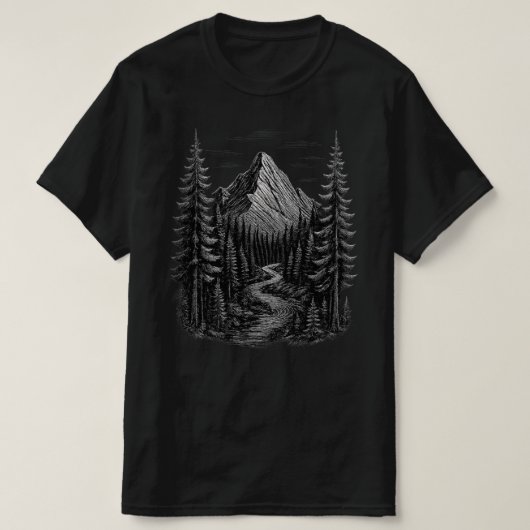 Frontier Pulse — Rise Beyond the Peaks T-Shirt (Design vorne)