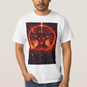 Frontier Threads: Wo Tradition Trend trifft" T-Shirt (Vorderseite)