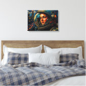 FRONTIERS-5 LEINWANDDRUCK (Insitu (Schlafzimmer))
