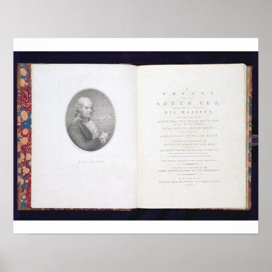 Frontispiece and title page of 'A Voyage to the So Poster (Vorne)