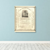 Frontispiece Coltons amerikanischer Atlas Leinwanddruck (Insitu (Holzboden))