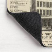 Frontispiece Coltons amerikanischer Atlas Mousepad (Ecke)