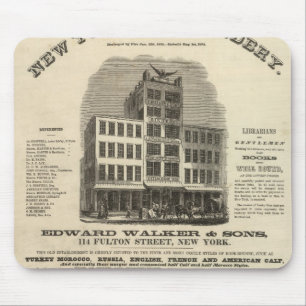 Frontispiece Coltons amerikanischer Atlas Mousepad