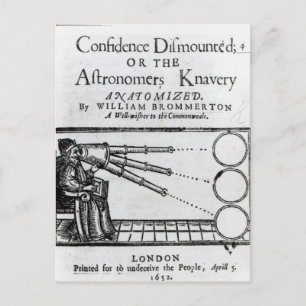 Frontispiece Confidence Dismontiert;Astronomin Postkarte