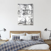 Frontispiece, 'Die Heiligen der ewigen Erholung' Leinwanddruck (Insitu (Schlafzimmer))