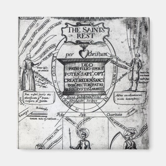 Frontispiece, 'Die Heiligen der ewigen Erholung' Magnet (Vorne)