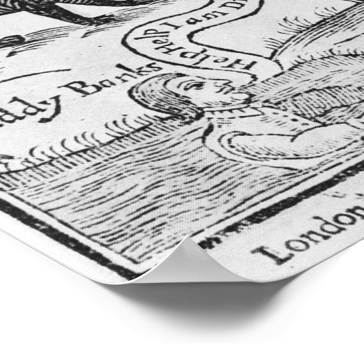 Frontispiece "Die Hexe von Edmonton Poster (Ecke)