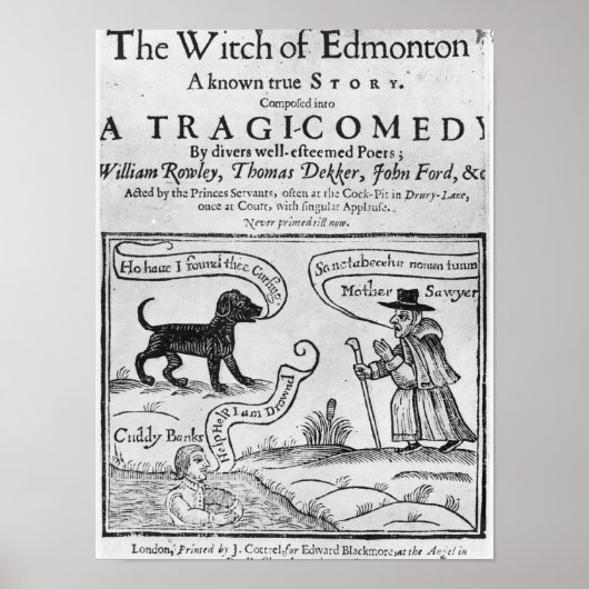 Frontispiece "Die Hexe von Edmonton Poster (Vorne)