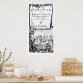 Frontispiece, 'Die Utopie von Thomas More' Poster (Küche)