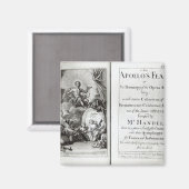 Frontispiece for Apollo's Fest, c.1734 Magnet (Vorderseite/Rückseite)