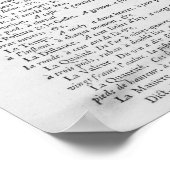 Frontispiece für das Wörterbuch der Französischen Poster (Ecke)