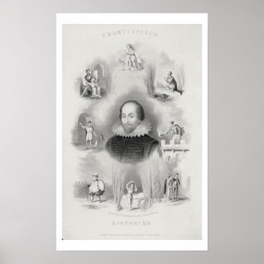 Frontispiece für die 'Geschichte', von 'The Comple Poster (Vorne)