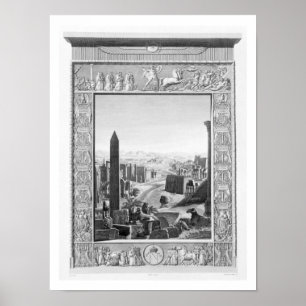 Frontispiece in Band 1 der `Beschreibung von Eg Poster