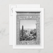 Frontispiece in Band 1 der `Beschreibung von Eg Postkarte (Vorne/Hinten)