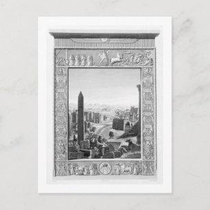 Frontispiece in Band 1 der `Beschreibung von Eg Postkarte