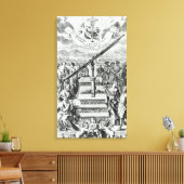 Frontispiece 'Oculus Artificialis Leinwanddruck (Insitu (Wohnzimmer))