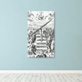 Frontispiece 'Oculus Artificialis Leinwanddruck (Insitu (Holzboden))