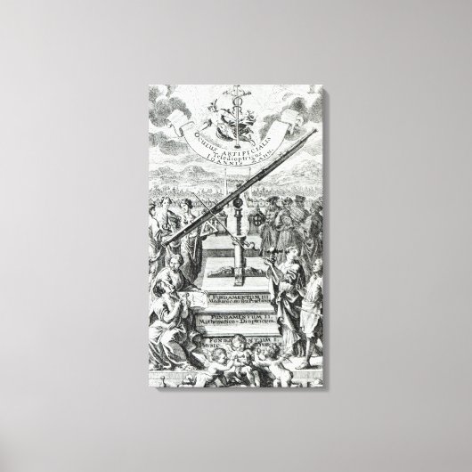 Frontispiece 'Oculus Artificialis Leinwanddruck (Vorderseite)
