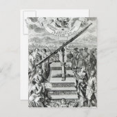 Frontispiece 'Oculus Artificialis Postkarte (Vorne/Hinten)