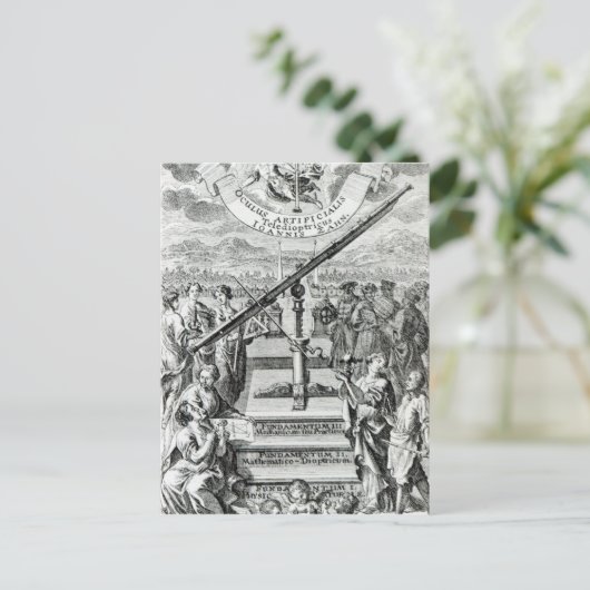 Frontispiece 'Oculus Artificialis Postkarte (Stehend Vorderseite)