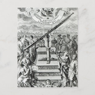 Frontispiece 'Oculus Artificialis Postkarte