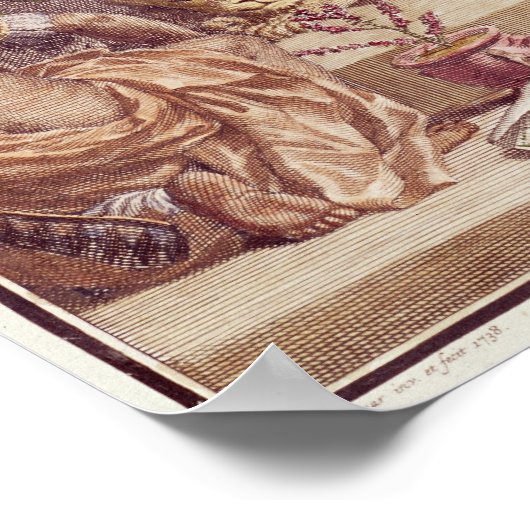 Frontispiece of 'Hortus Cliffortianus' von Carl Poster (Ecke)