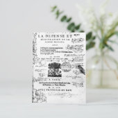 Frontispiece of 'La Defense et Illustration Postkarte (Stehend Vorderseite)