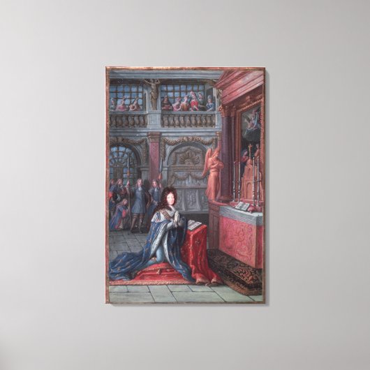 Frontispiece of the 'Hours of Louis Leinwanddruck (Vorderseite)