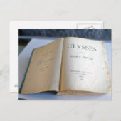 Frontispiece of 'Ulysses' von James Joyce Postkarte (Vorne/Hinten)