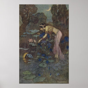 Frontispiece Sita findet Rama unter dem Lotus Poster